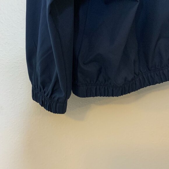 New Balance Color Block Windbreaker Jacket White Yellow Blue Full Zip Front L - Picture 9 of 9